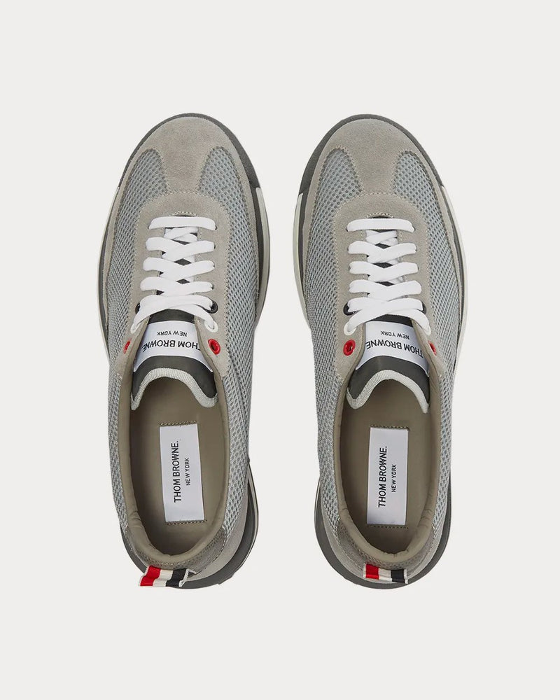 Thom Browne Tech Runner Tessuto Mesh Dark Grey Low Top Sneakers - 2