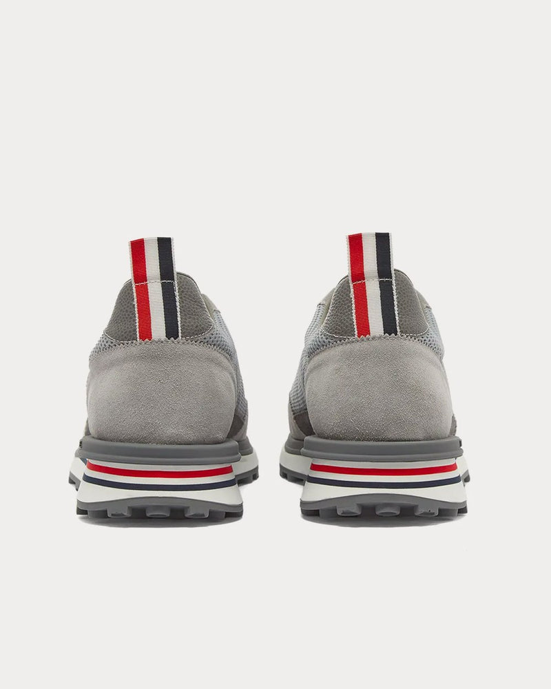 Thom Browne Tech Runner Tessuto Mesh Dark Grey Low Top Sneakers - 4