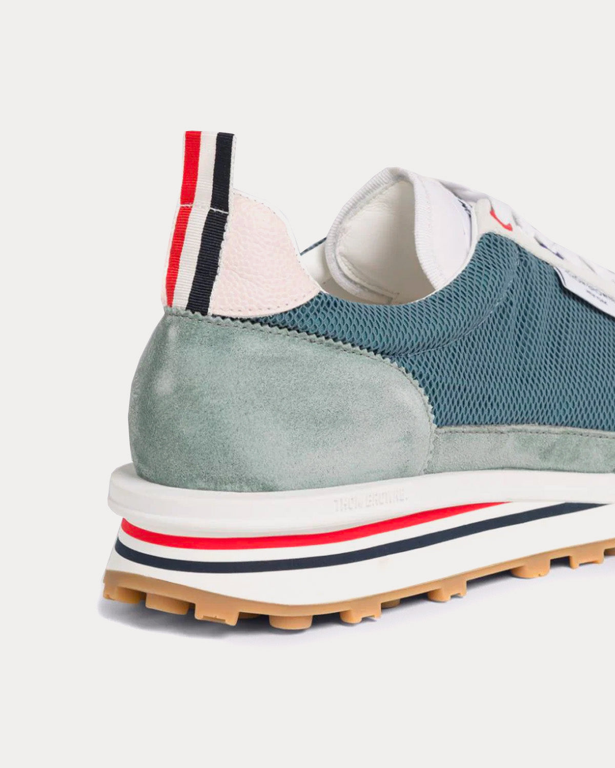 Thom Browne - Tech Runner Mesh Blue Low Top Sneakers