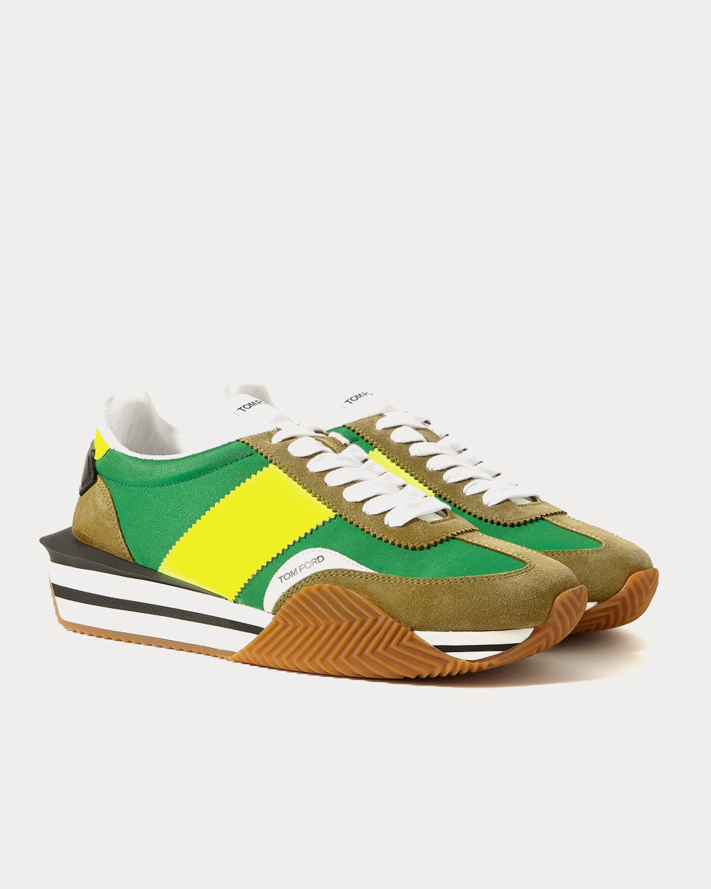 Tom Ford James Green Low Top Sneakers - 2