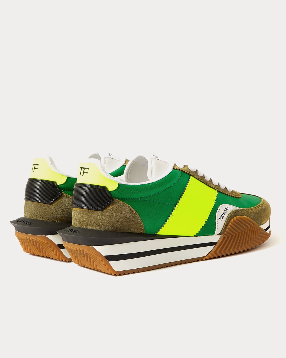 Tom Ford James Green Low Top Sneakers - 3