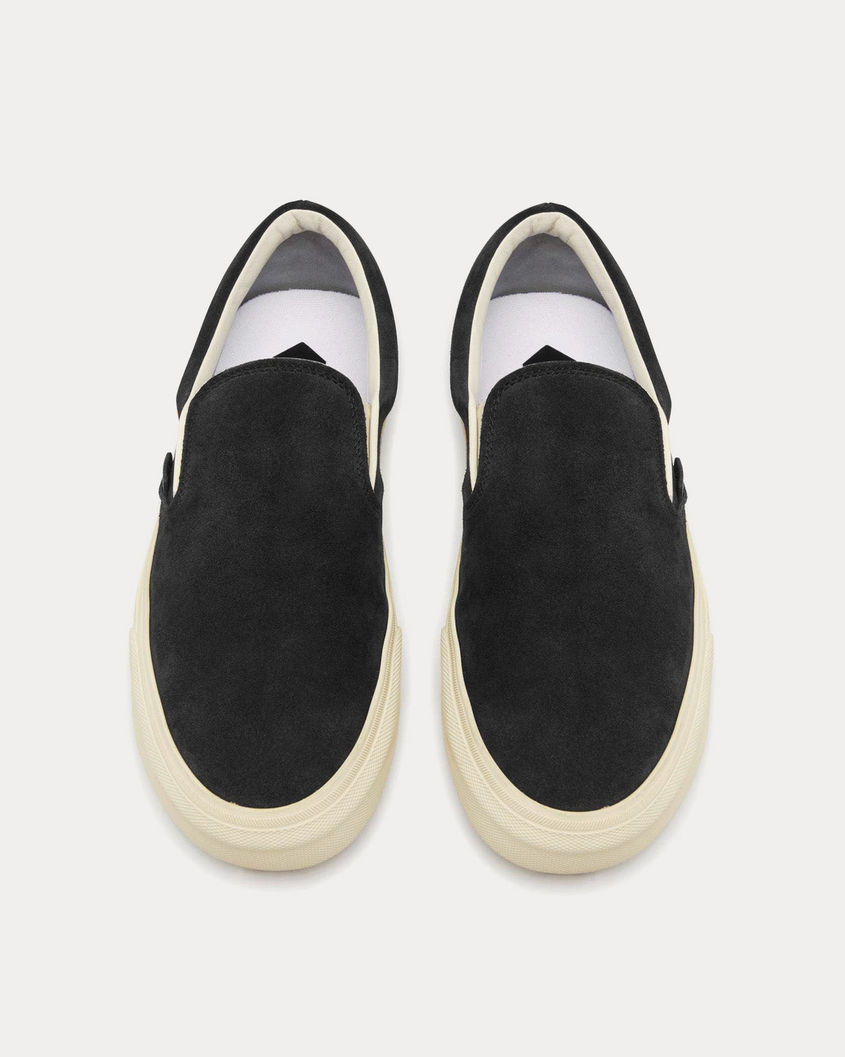 Tom Ford Jude Suede Black / Cream Slip On Sneakers - 2