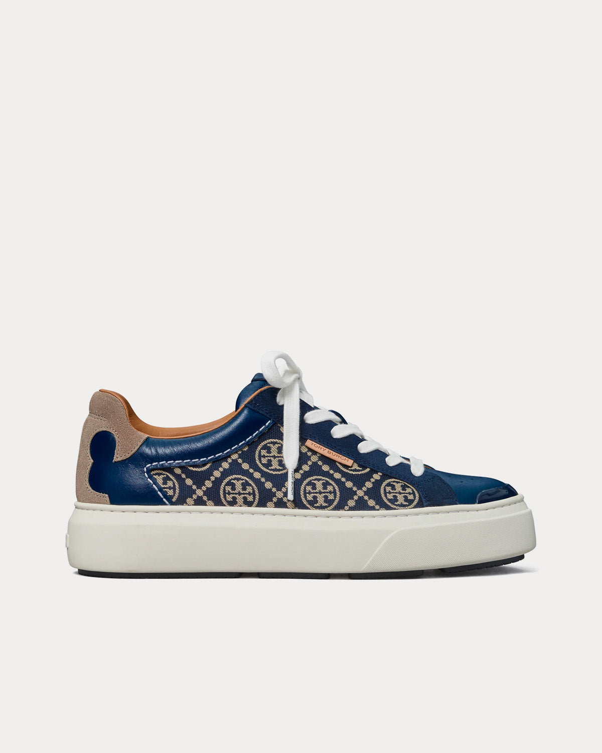 Tory Burch T Monogram Ladybug Perfect Navy / Perfect Navy Low Top Sneakers - 1