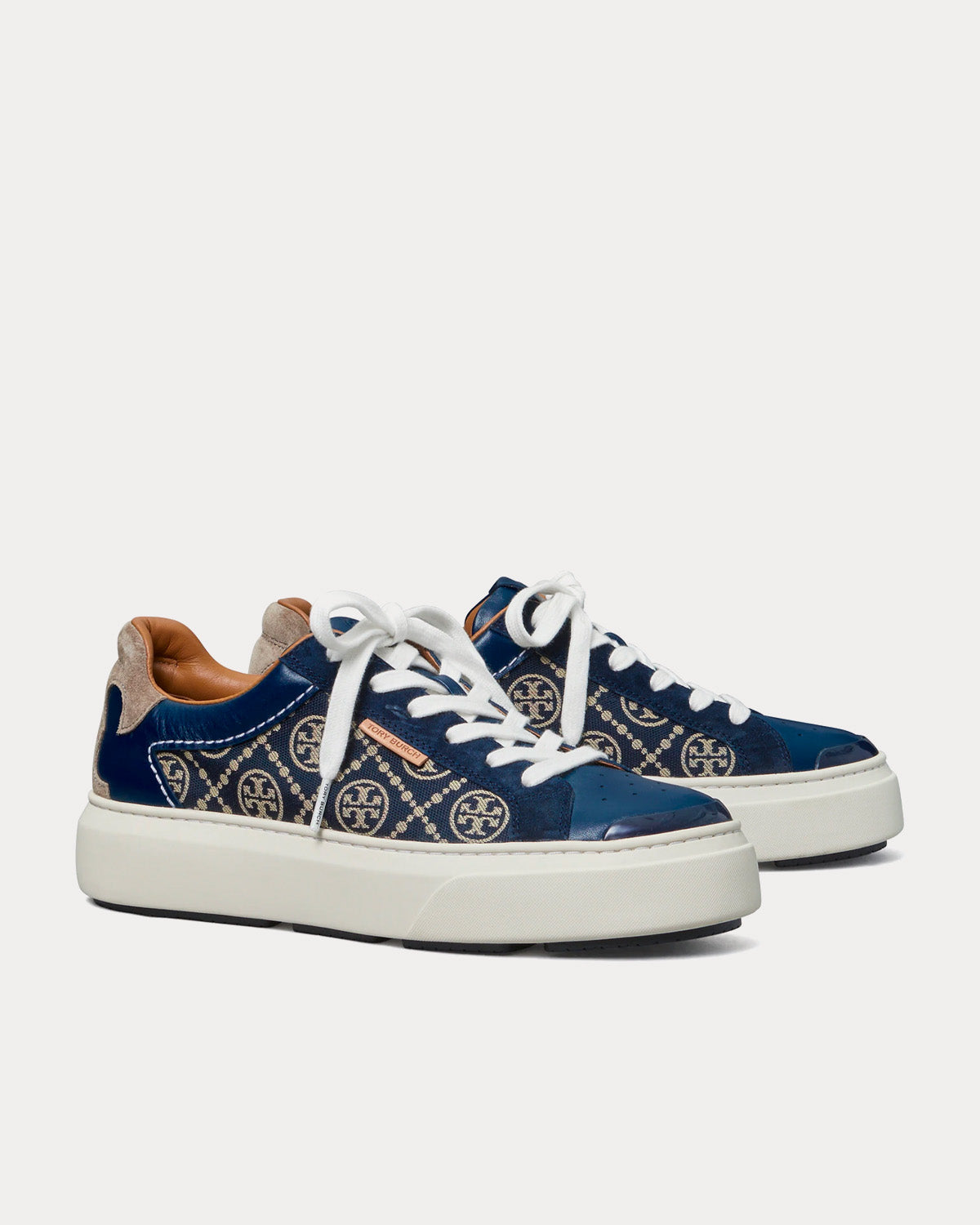 Tory Burch T Monogram Ladybug Perfect Navy / Perfect Navy Low Top Sneakers - 3