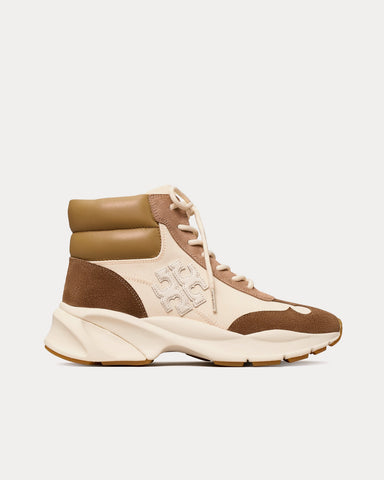 Tory Burch Good Luck Hiker Cream / Oakwood High Top Sneakers