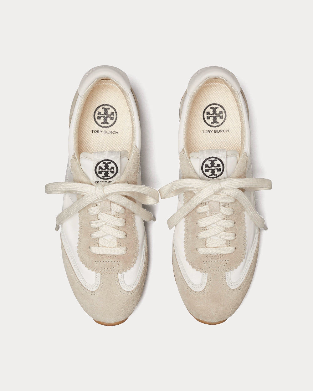 Tory Burch Hank Snow White / Beige Low Top Sneakers - 2