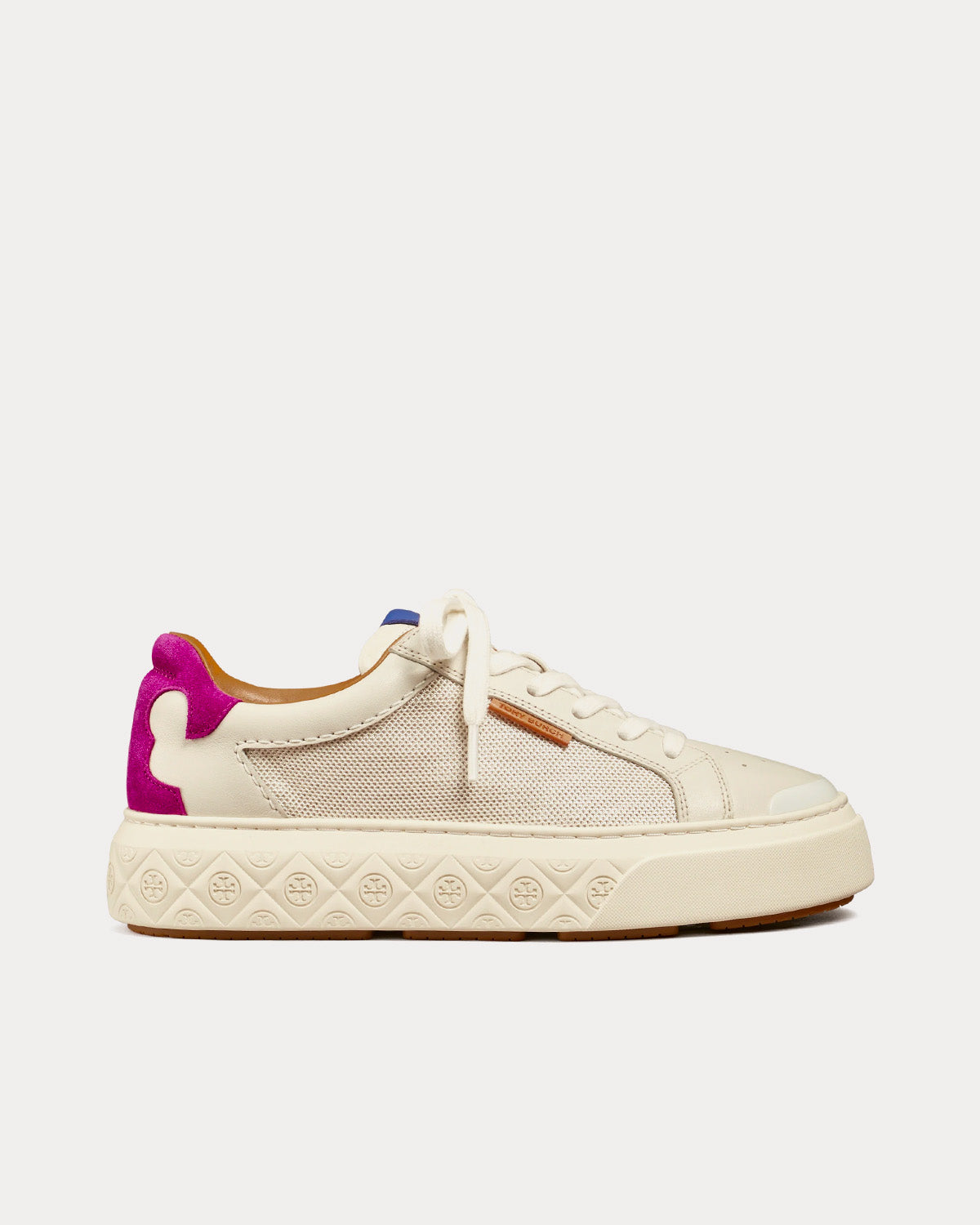 Tory Burch Ladybug Off White / Prickly Pear Low Top Sneakers - 1