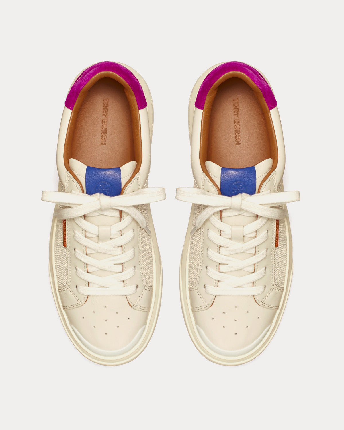 Tory Burch Ladybug Off White / Prickly Pear Low Top Sneakers - 2