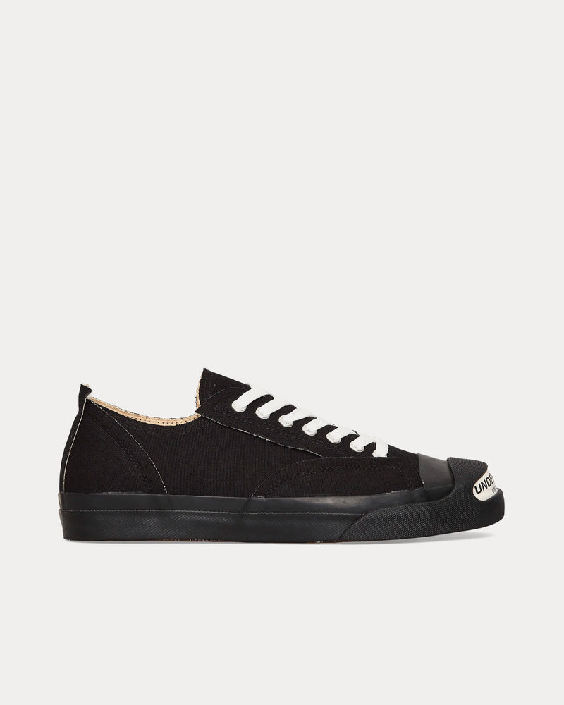 Undercover Canvas Black Low Top Sneakers - 1