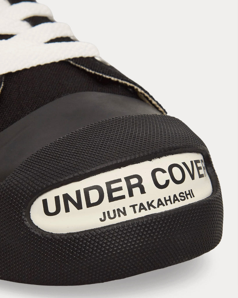 Undercover Canvas Black Low Top Sneakers - Sneak in Peace