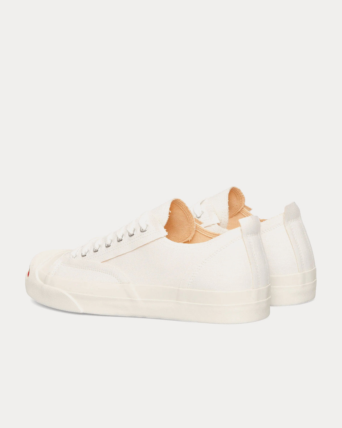 Undercover Canvas White Low Top Sneakers - 3