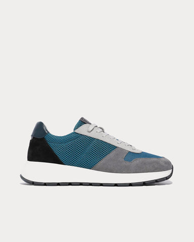 Unlike Humans UHF04 Runner Grey / Blue Low Top Sneakers