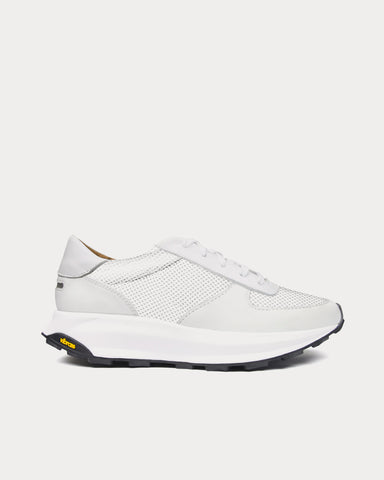 Unseen Footwear Trinity Tech Leather & Mesh Classic White Low Top Sneakers