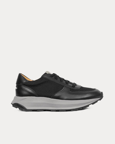 Unseen Footwear Trinity Tech Vegan Leather Black / Grey Low Top Sneakers