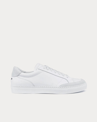 Unseen Footwear Helier Classic Leather White Low Top Sneakers