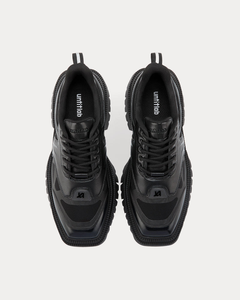 Untitlab untitled#12 Vary Black Low Top Sneakers - 2