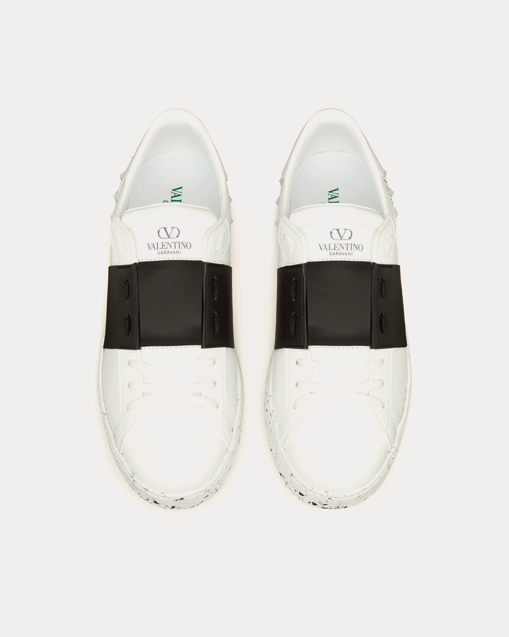 Valentino Open for a Change Bio-Based White / Black Low Top Sneakers - 2