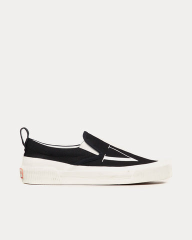 Valentino VLTN Fabric Black / White Slip On Sneakers