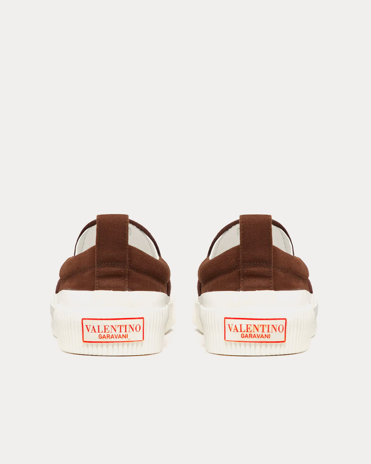 Valentino VLTN Fabric Fontdant / White Slip On Sneakers - 4