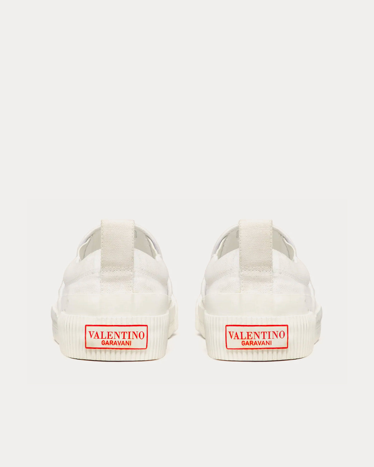 Valentino VLTN Fabric White / Black Slip On Sneakers - 4