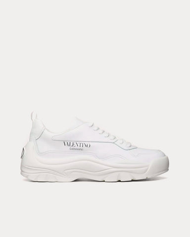 Valentino Gumboy Calfskin White / White Low Top Sneakers