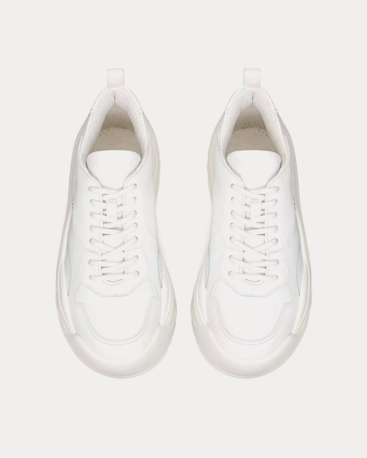 Valentino Gumboy Calfskin White / White Low Top Sneakers - 2