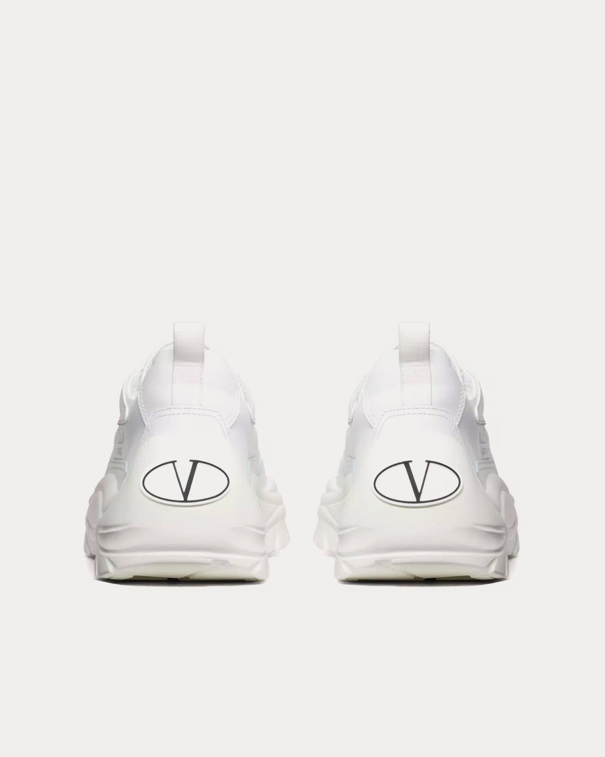 Valentino Gumboy Calfskin White / White Low Top Sneakers - 4