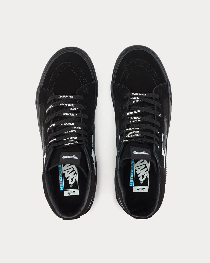 Vans x Patta SK8-Hi Reissue VLT LX Black High Top Sneakers - 2