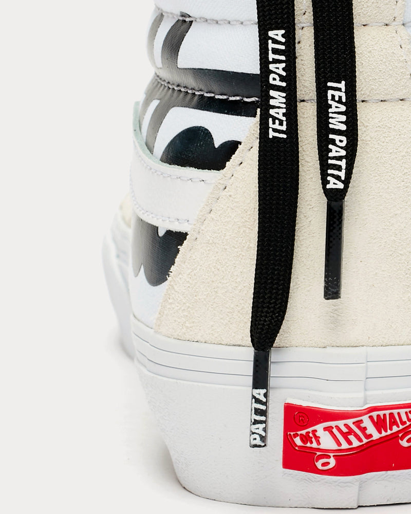 Vans x Patta SK8-Hi Reissue VLT LX White High Top Sneakers - 4