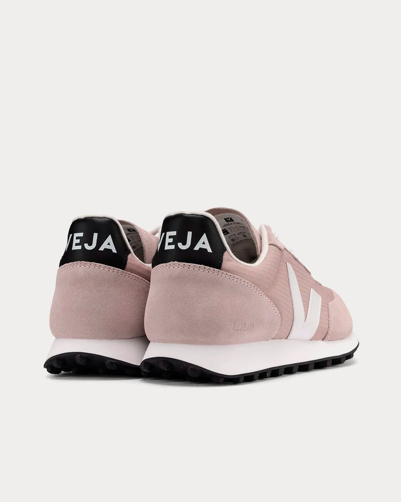 Veja Rio Branco Suede-Panelled Pink Low Top Sneakers - 3