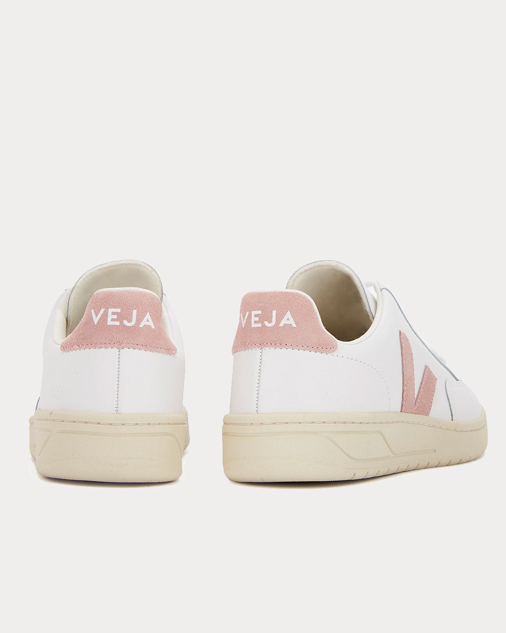 Veja V-12 White Low Top Sneakers - 3