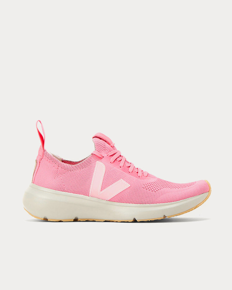 Veja x Rick Owens Runner Style 2 V-Knit Pink Low Top Sneakers - 1