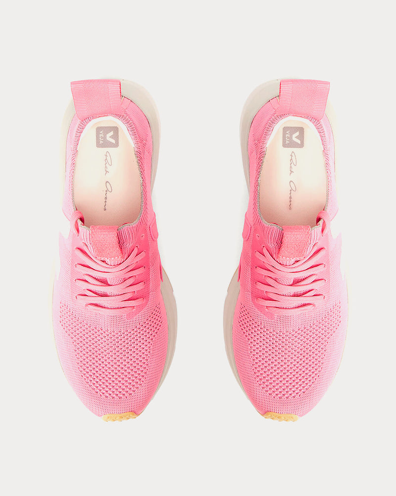 Veja x Rick Owens Runner Style 2 V-Knit Pink Low Top Sneakers - 2