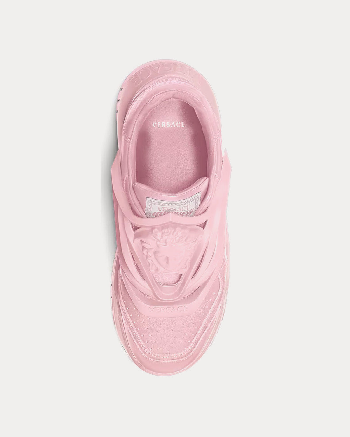 Versace Odissea Leather Light Pink Low Top Sneakers - 2