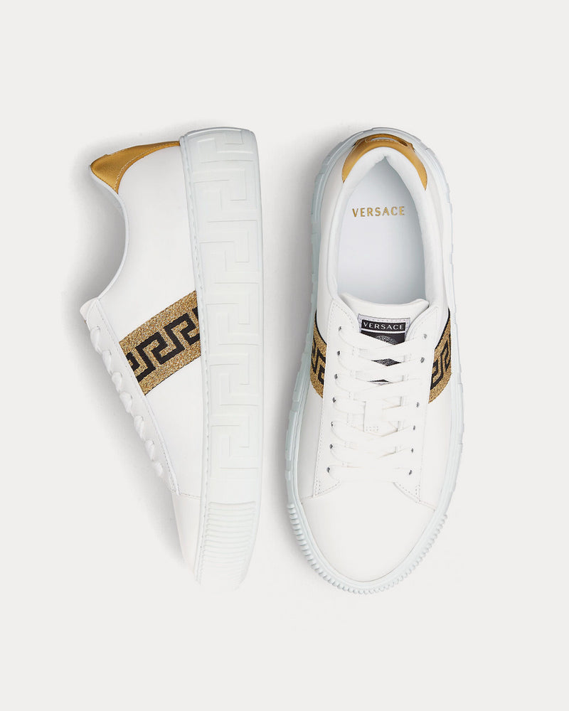 Versace Greca White / Print Low Top Sneakers - 2