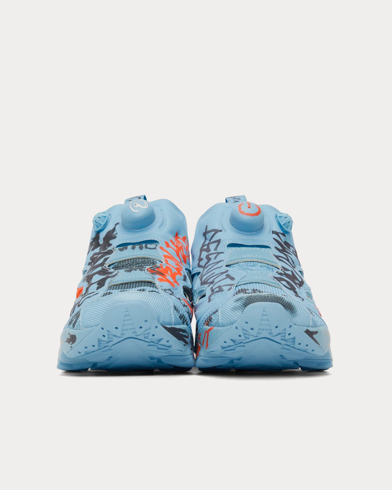 Reebok x Vetements Instapump Fury Blue Low Top Sneakers - 2