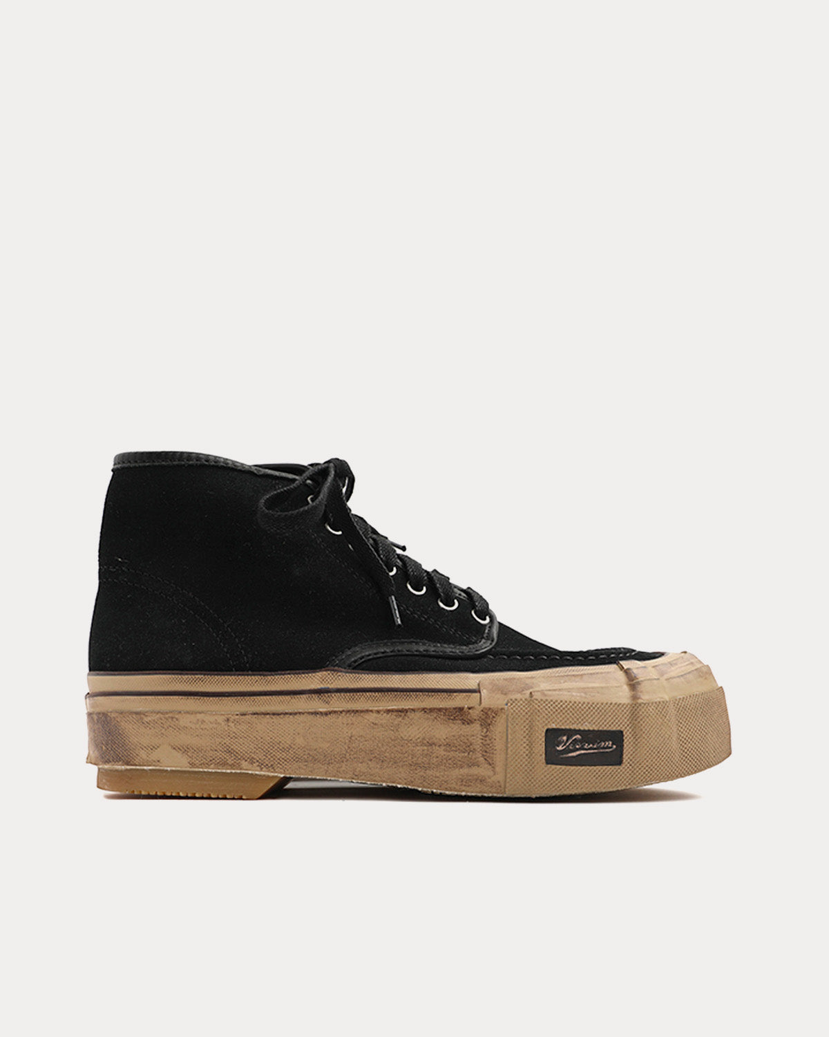 Visvim Liskamm G.Patten Folk Black High Top Sneakers - 1