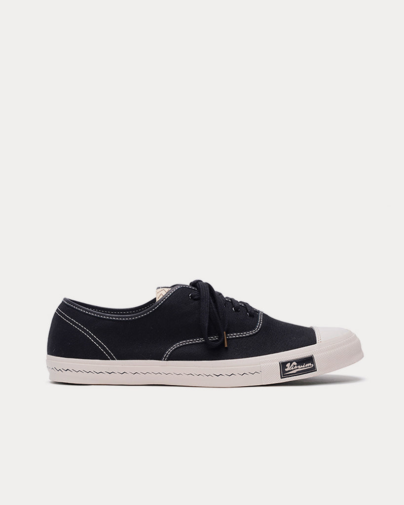 Visvim Logan Deck Lo Canvas Black Low Top Sneakers - Sneak in Peace