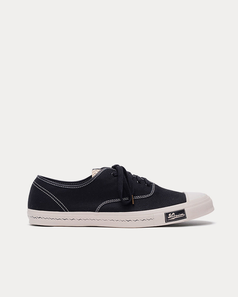 Visvim Logan Deck Lo Canvas Black Low Top Sneakers - 1