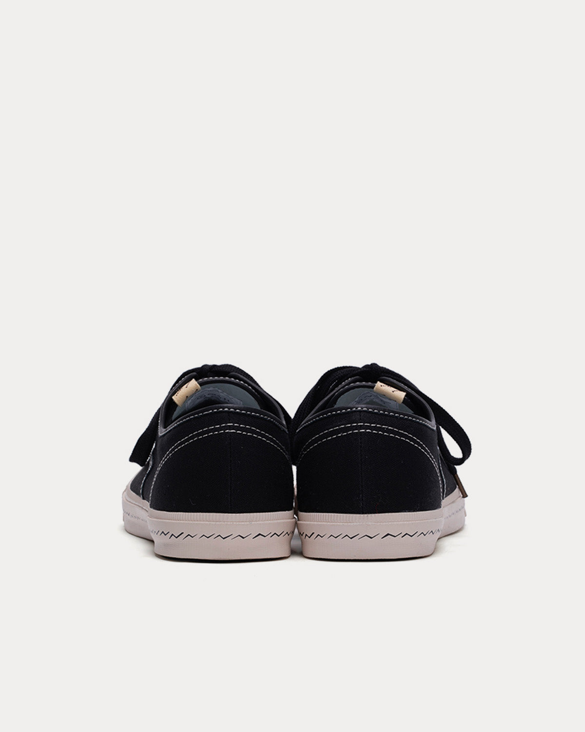 Visvim Logan Deck Lo Canvas Black Low Top Sneakers - 4