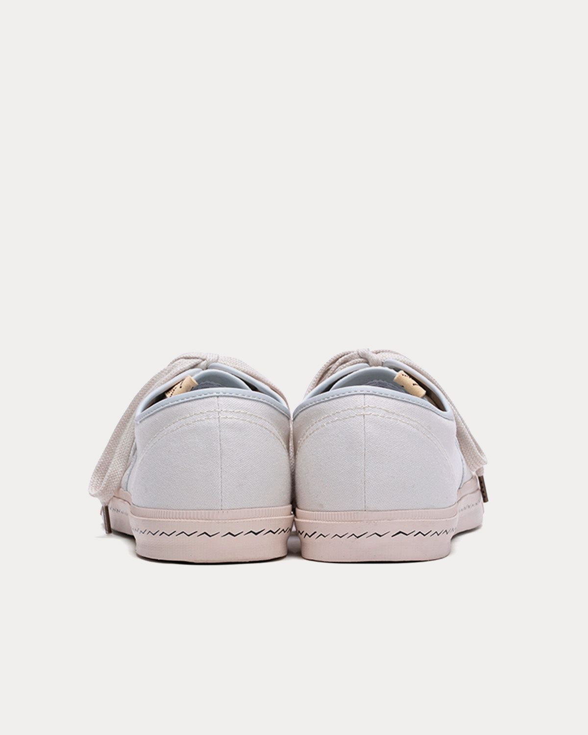 Visvim Logan Deck Lo Canvas Ivory Low Top Sneakers - 3