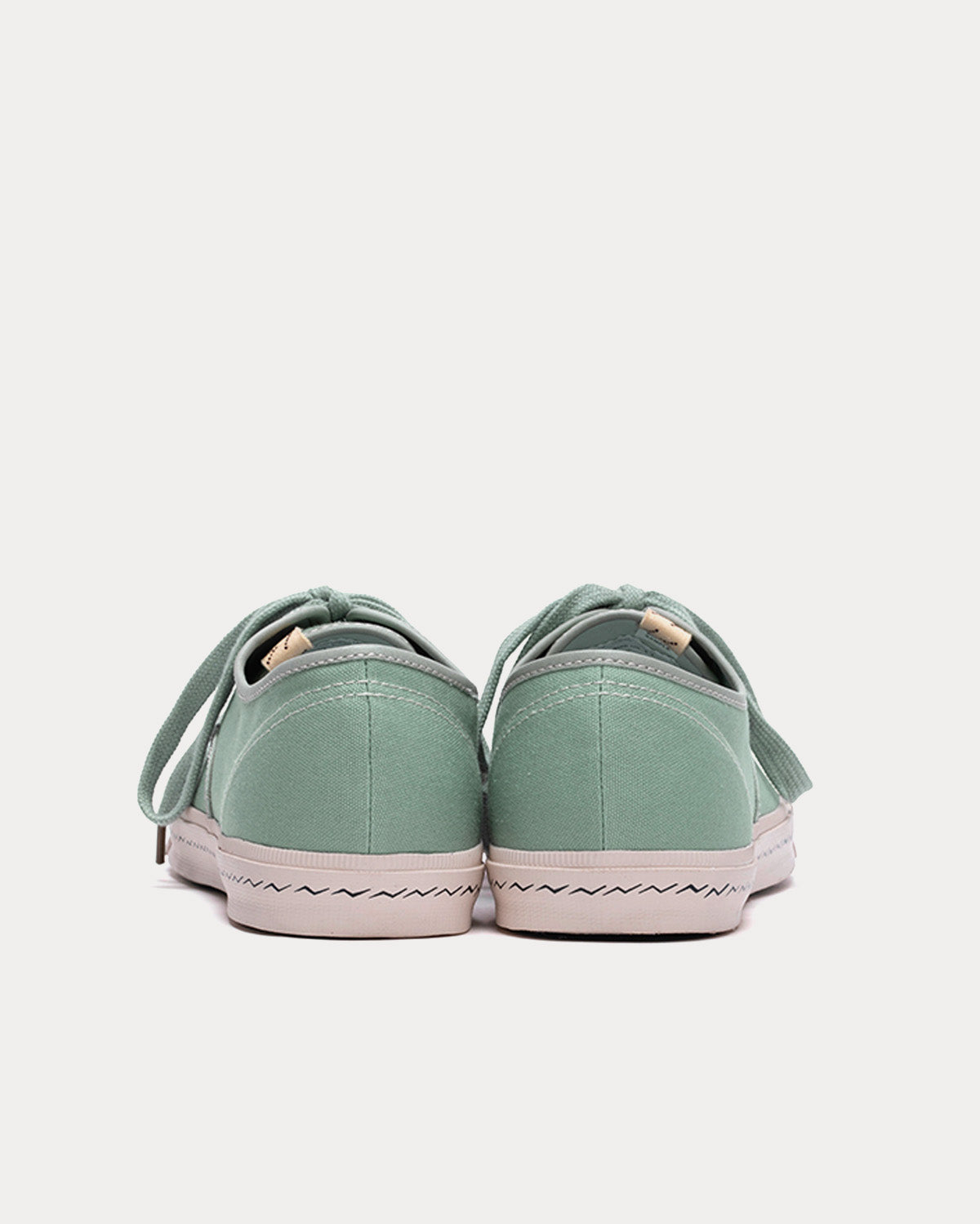 Visvim Logan Deck Lo Canvas Light Green Low Top Sneakers - 3