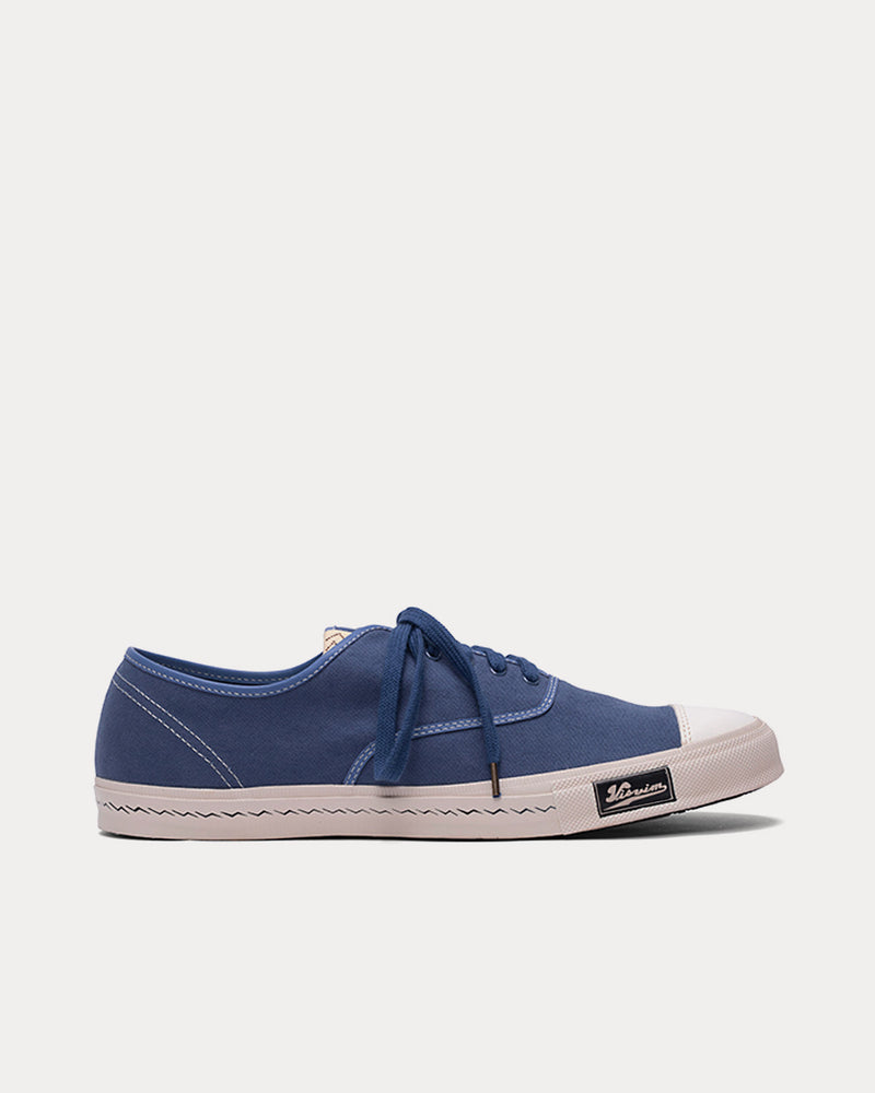 Visvim Logan Deck Lo Canvas Navy Low Top Sneakers - 1