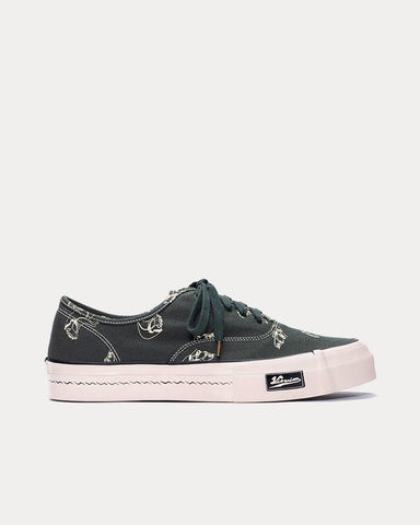 Visvim Logan Deck Low Roadster Green Low Top Sneakers