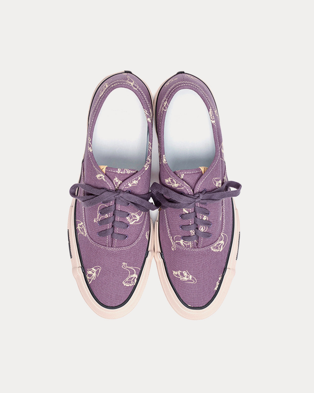 Visvim Logan Deck Low Roadster Purple Low Top Sneakers - 2