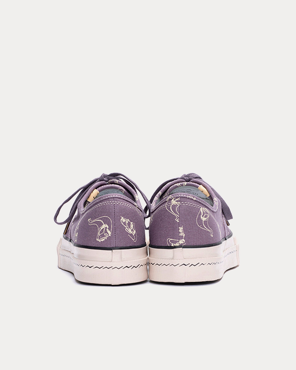 Visvim Logan Deck Low Roadster Purple Low Top Sneakers - 3