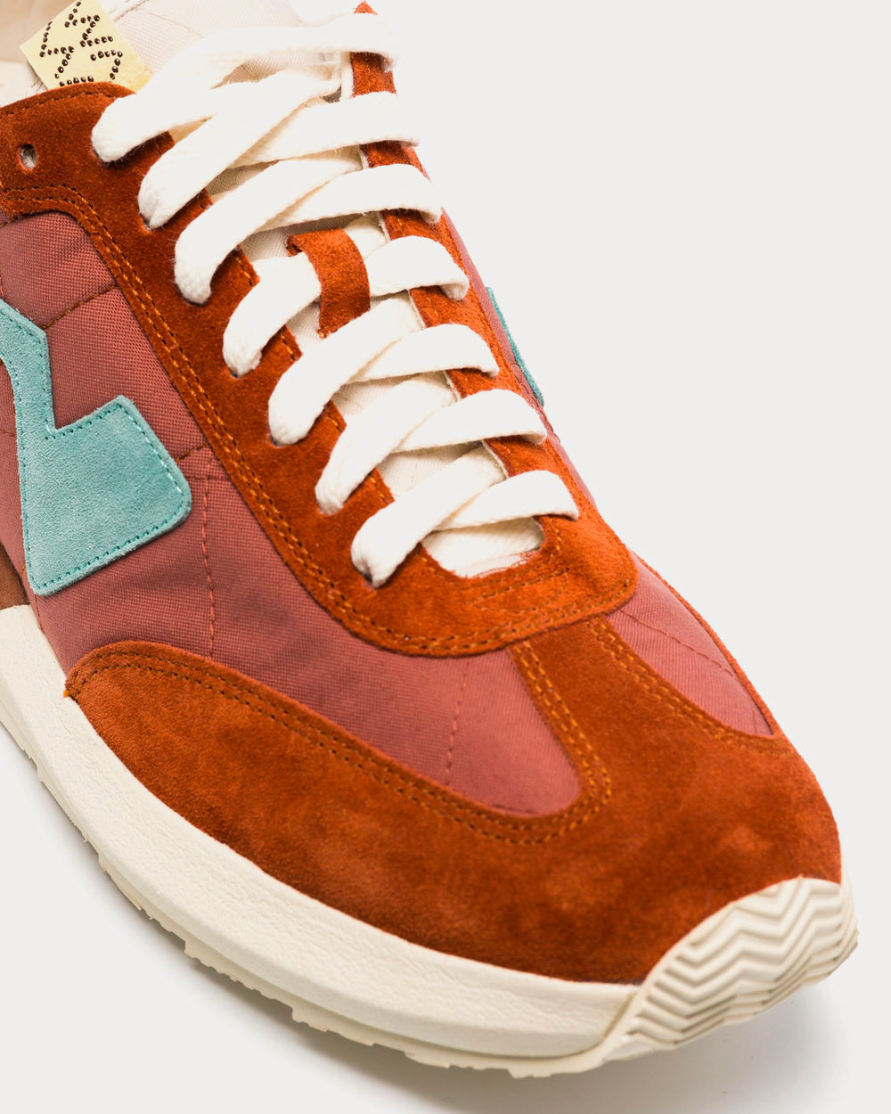 Visvim - FKT Runner Orange Low Top Sneakers