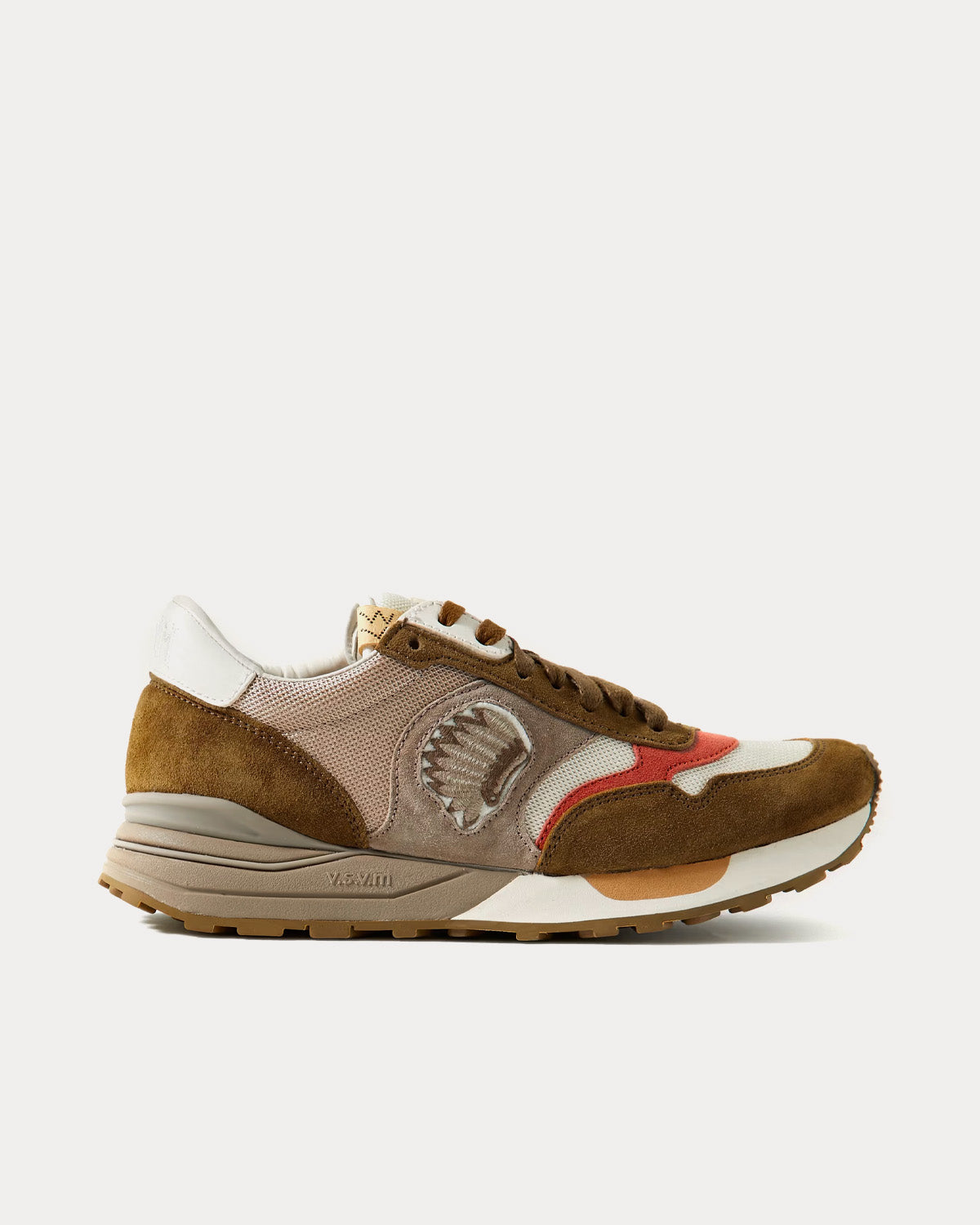 Visvim Roland Jogger Brown Low Top Sneakers - 1