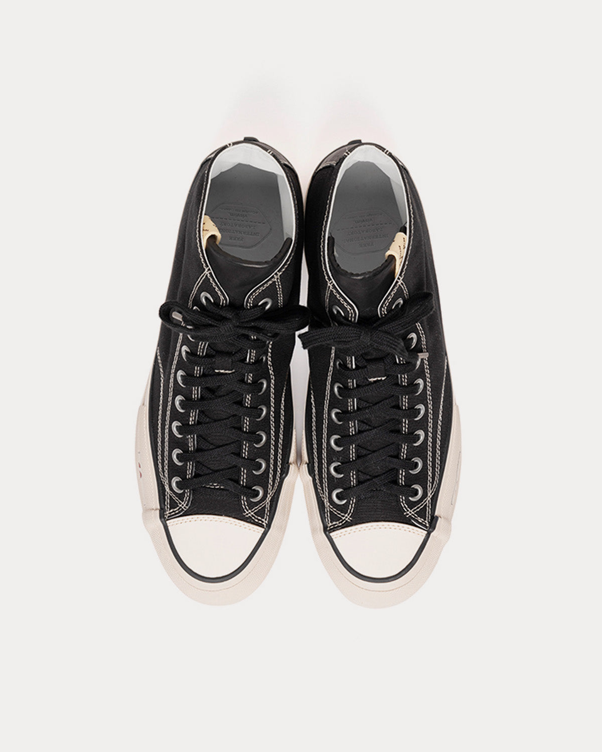 Visvim Skagway Hi Patten Black High Top Sneakers - 2