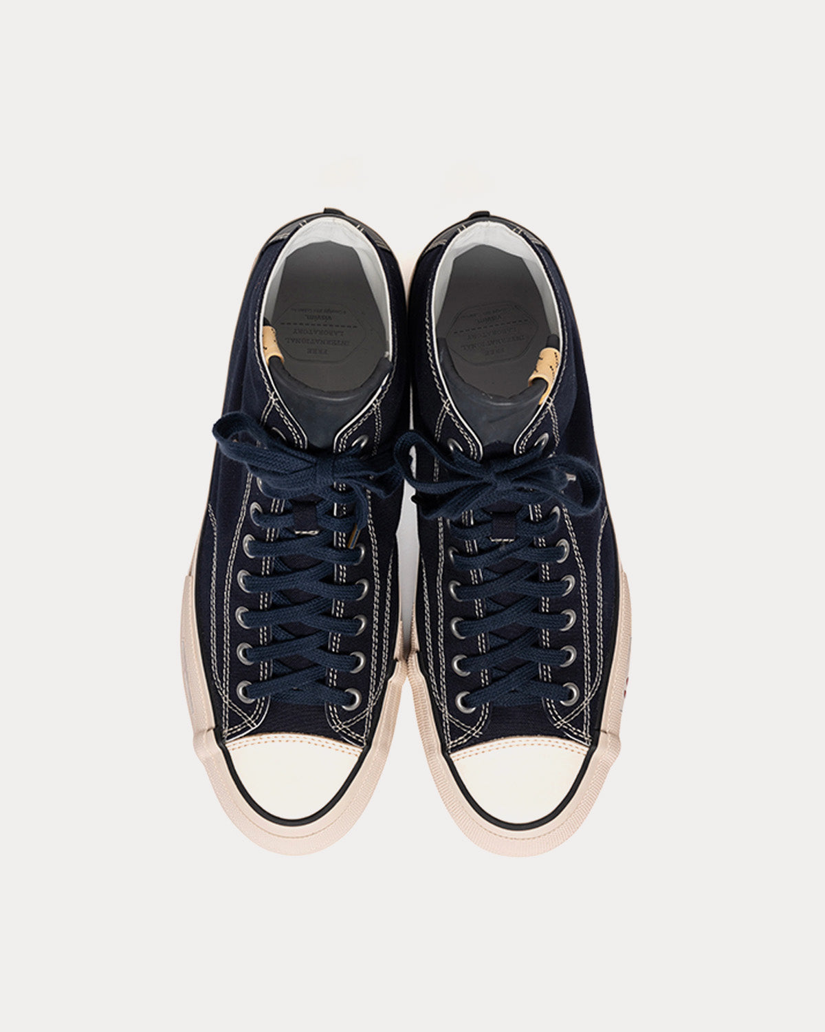 Visvim Skagway Hi Patten Navy High Top Sneakers - Sneak in Peace